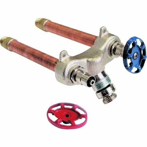 Hot And Cold Anti-Siphon Frost-Proof Wall Hydrant, Arrowhead, Mfr#: 496BFP12LD